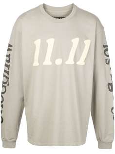 Kanye West футболка 11:11 с длинными рукавами