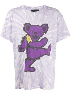 AMIRI футболка Grateful Dead Bear с принтом тай-дай