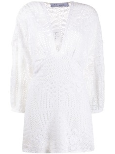 IRO crochet plunge playsuit