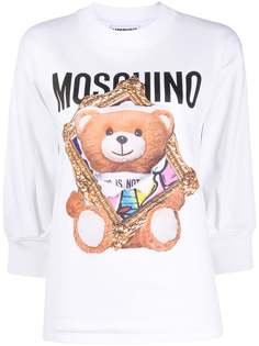 Moschino толстовка с принтом Teddy Bear и логотипом