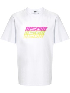 MSGM футболка с логотипом