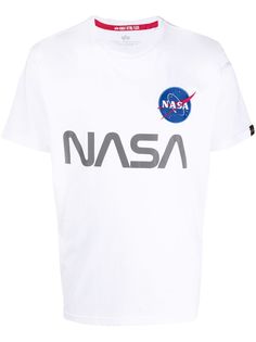 Alpha Industries футболка с принтом NASA