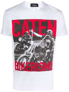 Dsquared2 футболка с принтом Caten Bikerismo