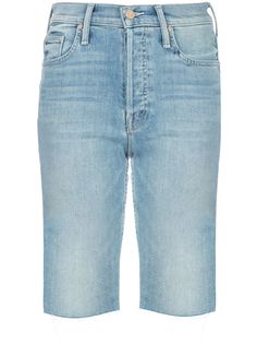 Mother Tomcat skinny denim shorts
