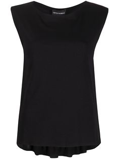 Emporio Armani блузка с баской сзади