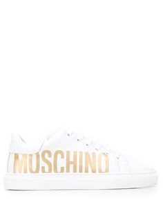 Moschino кроссовки с логотипом
