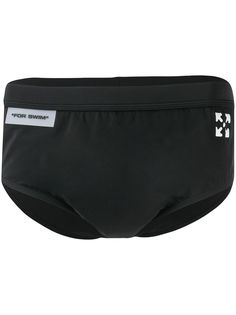 Off-White SWIM BRIEF BLACK WHITE
