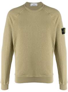 Stone Island толстовка с нашивкой-логотипом