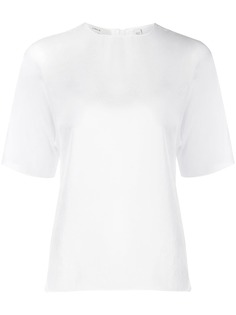 Vince crinkled twill relaxed-fit T-shirt
