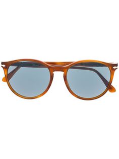 Persol tortoiseshell round frame sunglasses