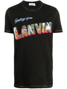 LANVIN футболка с логотипом