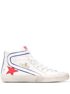 Golden Goose высокие кеды Slide