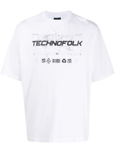 Marcelo Burlon County Of Milan Technofolk boxy T-shirt