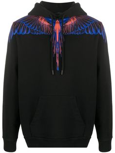 Marcelo Burlon County Of Milan feather-print hooded sweatshirt
