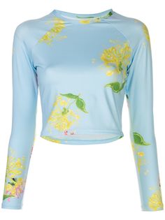 Cynthia Rowley Wilson Honeysuckle-print rashguard