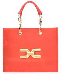 Elisabetta Franchi logo tote bag