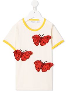 Mini Rodini butterflies embroidery T-shirt