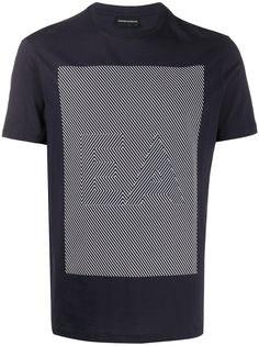 Emporio Armani geometric logo T-shirt