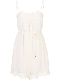 Zimmermann lace-embellished playsuit