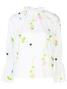 Cynthia Rowley Aurelia embroidered blouse