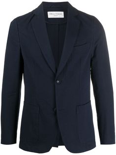 Officine Generale однобортный пиджак узкого кроя