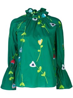 Cynthia Rowley Aurelia embroidered blouse