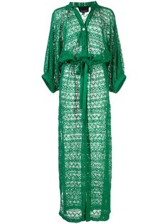 Cynthia Rowley Sirena sheer beach cover-up