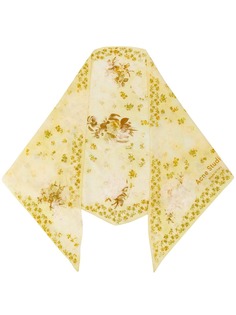 Acne Studios crinkled floral-print scarf