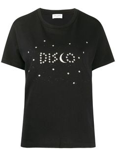 Saint Laurent футболка с принтом