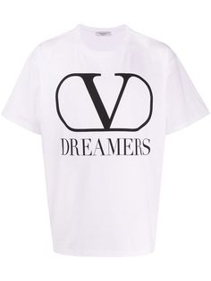 Valentino футболка с принтом VLogo Dreamers