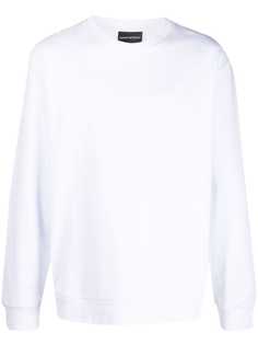 Emporio Armani embossed logo sweatshirt