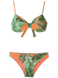 Amir Slama Mata Atlântica print bikini set