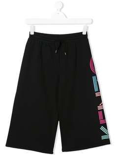 Kenzo Kids спортивные шорты с логотипом