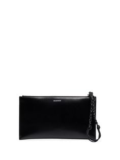 Jil Sander клатч на молнии