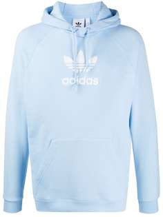 adidas худи с нашивкой-логотипом