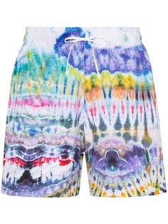 AMIRI tie-dye swimming trunks