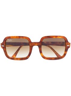 Ray-Ban tortoiseshell oversized-frame sunglasses