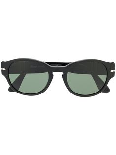Persol two-tone round-frame sunglasses