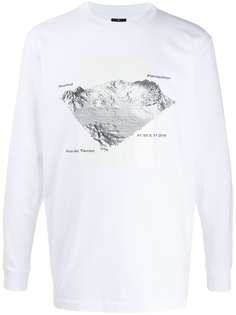 Marcelo Burlon County Of Milan geographic-print long sleeved T-shirt