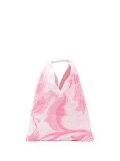 Mm6 Maison Margiela Japanese floral motif tote bag