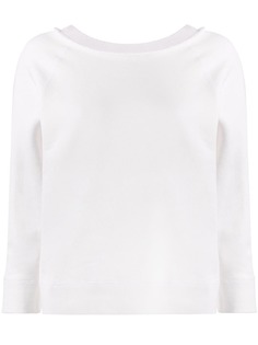 Nili Lotan Luka raw-neck sweatshirt