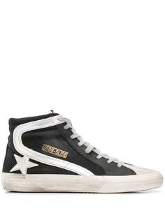 Golden Goose высокие кеды Slide