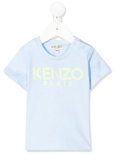 Kenzo Kids футболка с круглым вырезом и логотипом