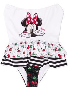 Monnalisa купальник с принтом Minnie Mouse