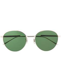 Bottega Veneta Eyewear солнцезащитные очки в круглой оправе