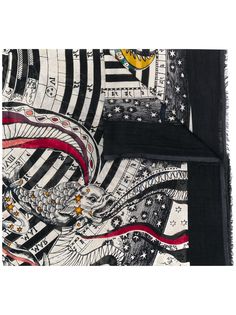 Faliero Sarti mythological print scarf