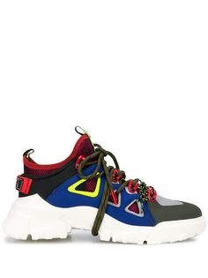 McQ Alexander McQueen кроссовки на массивной подошве со вставками