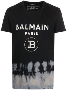 Balmain футболка с абстрактным принтом