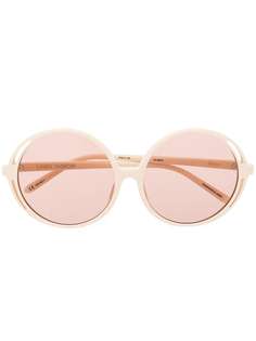 Linda Farrow солнцезащитные очки Bianca в круглой оправе