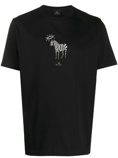 PS Paul Smith футболка с круглым вырезом и принтом